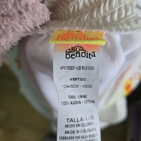 Agua Bendita Alex Bouk Dress Size L - Picture 4 of 5